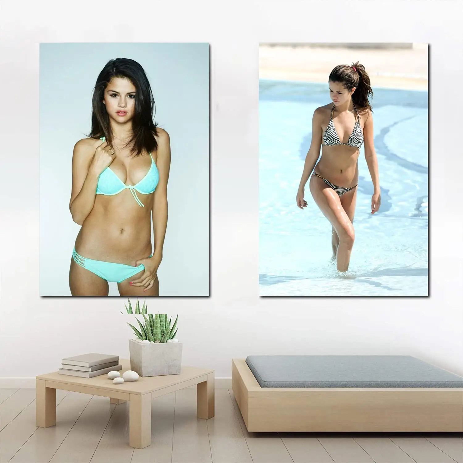 

Selena Gomez Singer Canvas Art Poster and Wall Art Picture Print Modern Family bedroom Decor Posters