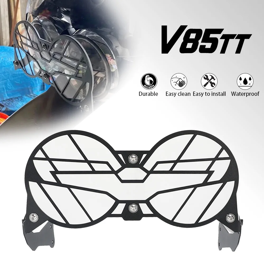 Для Moto Guzzi V85TT V 85TT 2019 2020 2021 защитная крышка для решетки фар защита мотоцикла 2024 2023