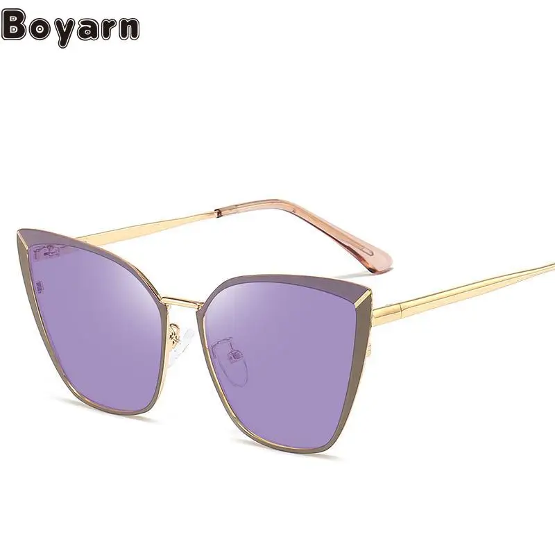 

Export Cross-border Cat's Eye Ocean Anti-blue Color-changing Sunglasses Fashion Glasses Men's And Women's Sun Glasses
