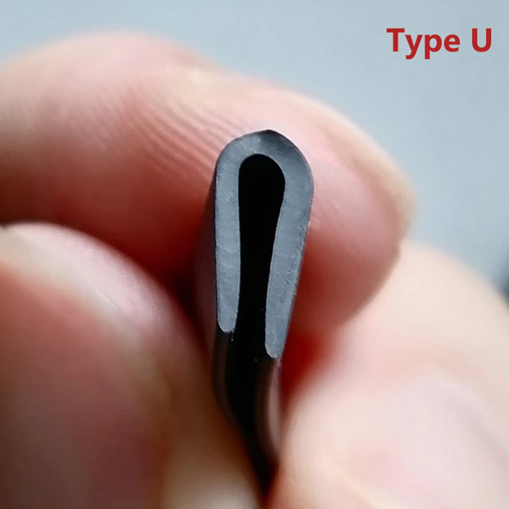 Формованная U-образная лента для двери фотоклейкая противопыльная Автомобильная