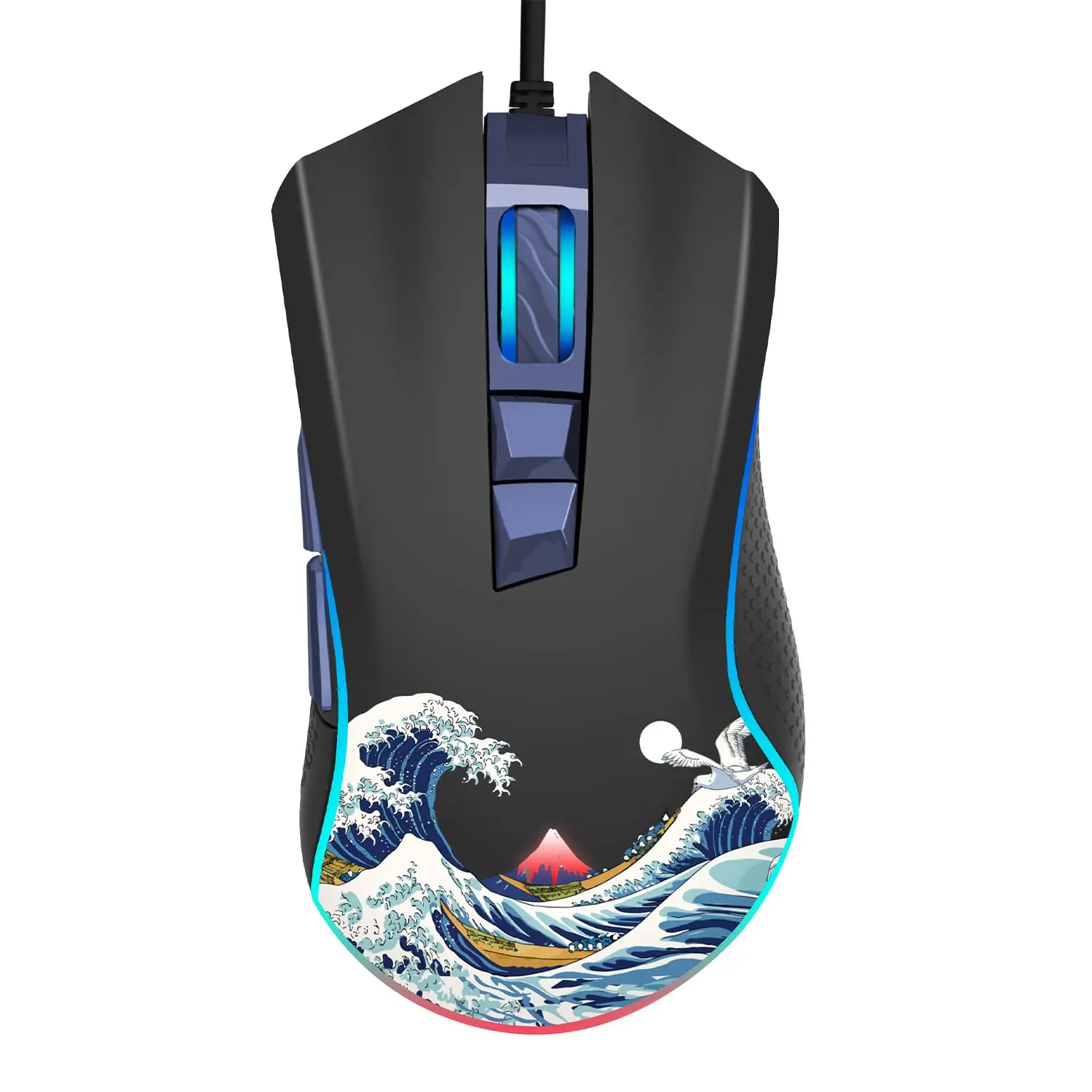 Мышь игровая XVX G705 Kanagawa с RGB-подсветкой, 12000DPI/7 программируемых кнопок