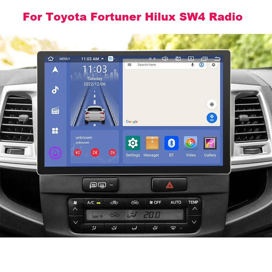 

Автомагнитола 2DIN для Toyota Fortuner Hilux Sw4, 13,3 дюйма, GPS, Wi-Fi