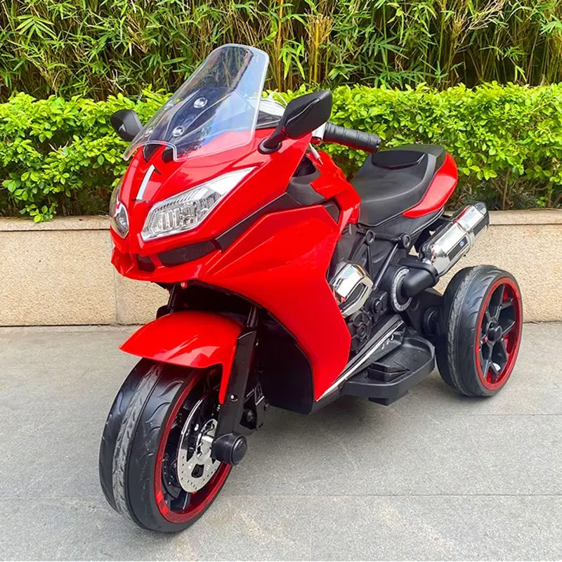 

Children's Motorcycle Dual Drive (390*2) 6V7A*1 Battery Rechargeable with LED Light and Music