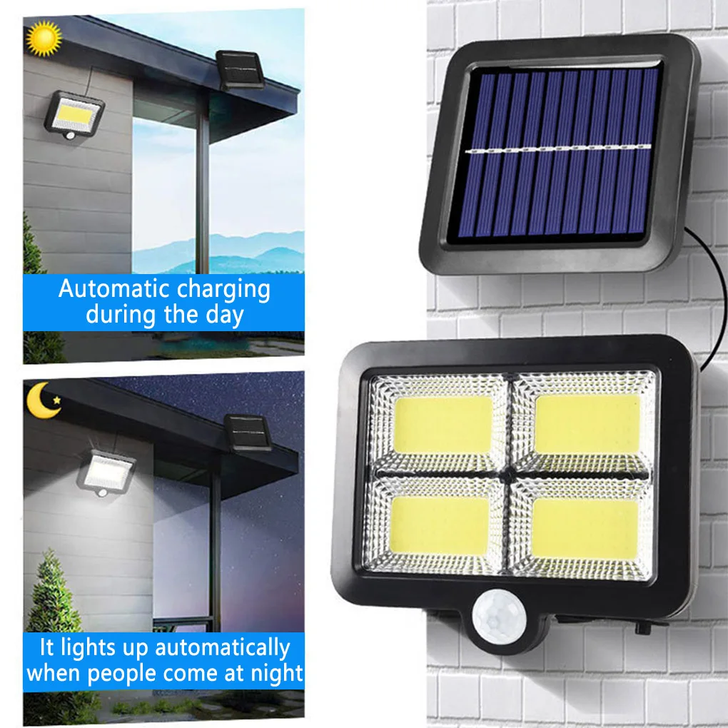 

Home Office Hotel Outdoor Solar Power Light Courtyard Patio Backyard Sensing Lamp High Brightness Lighting Accessories 56LED