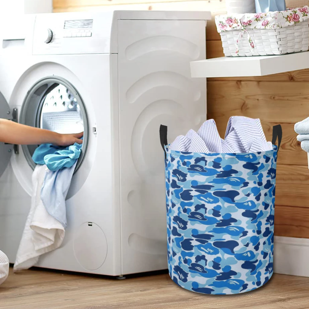 Комплект устройства Корзина для белья APE-Камуфляжная ткань Перемещение Складная