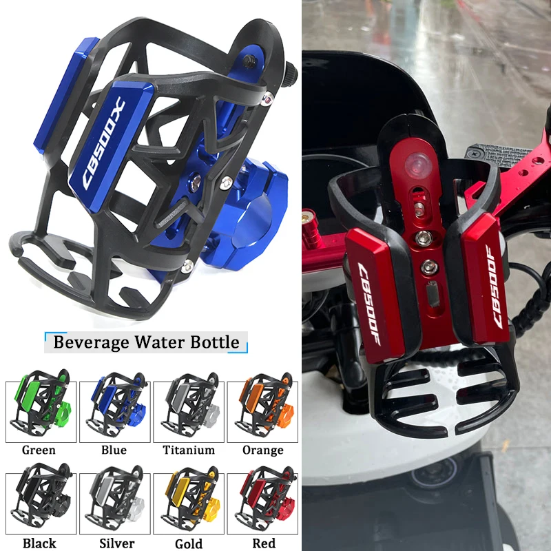 

For HONDA CB500X CB500F CB500 CB 500 X/F Water Cup Beverage Coffee Drink Bottle Holder Sdand Mount Motorcycle CNC Accessories