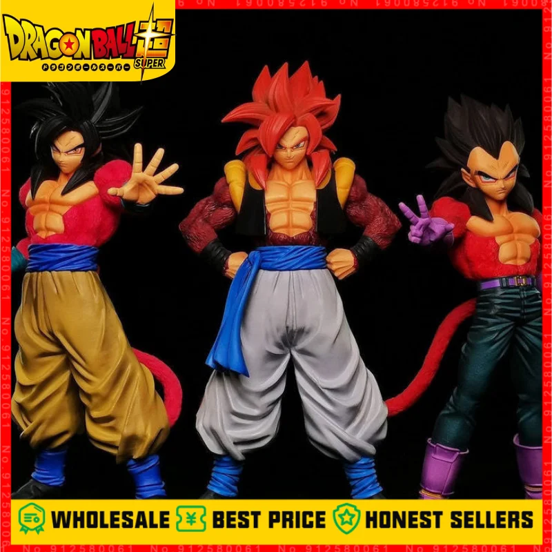 

Dragon Ball Gt Super Saiyan 4 Anime Figure Goku Vegeta Gogeta Ssj4 Figurine Pvc Statue Action Figures Model Collection Gifts Toy