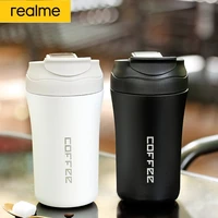 realme 400ml double stainless steel 304 coffee mug leak proof thermos mug travel thermal cup thermosmug water bottle for gifts