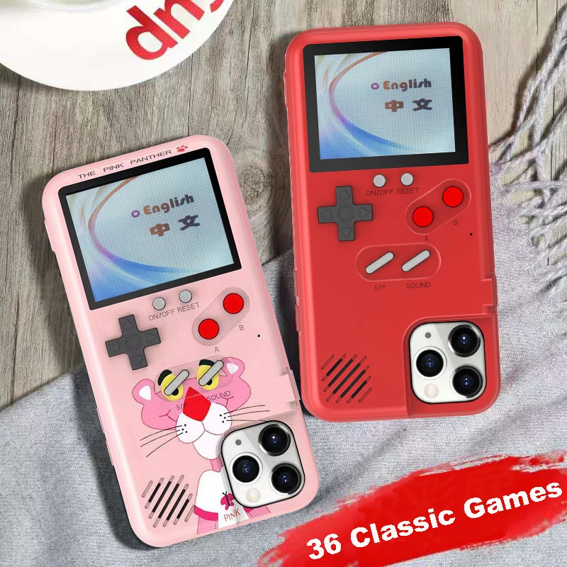 

Playable Video Game Boy Phone Case for Iphone 13 12 11 Pro Max 11pro 12pro Xr X Xs Max 7 8 Plus 36 Games Boys Girls Gameboy Case