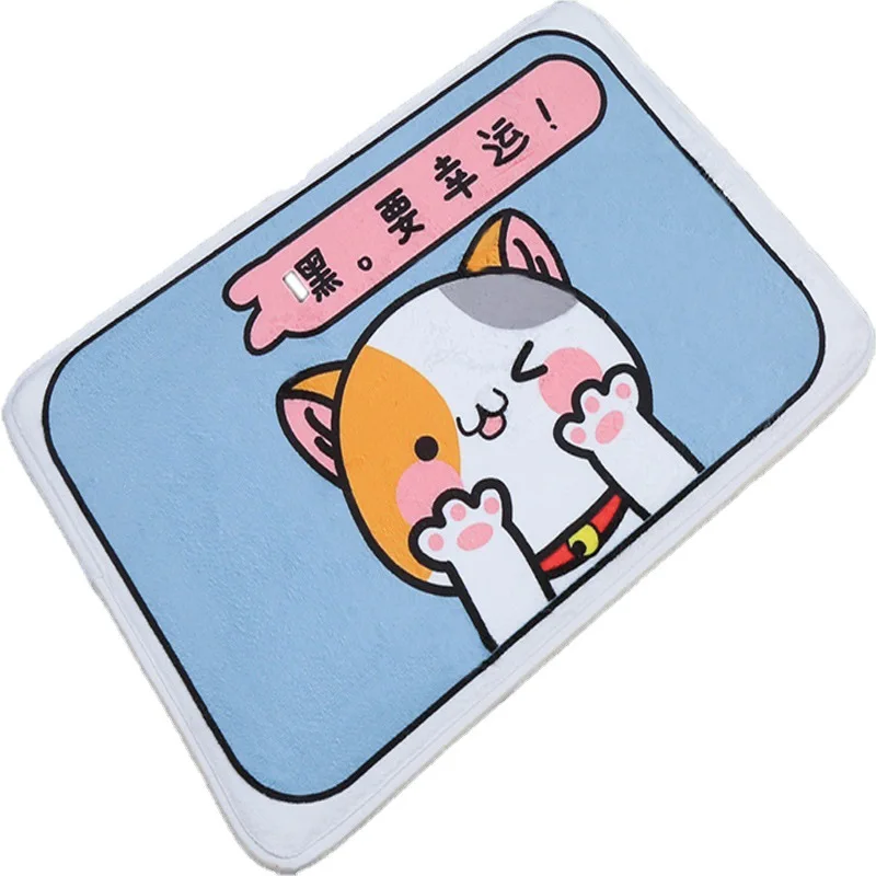

2023 New Cartoon Animal Print Door Mat Art Home Bathroom Non-slip Floor Mat Simple Living Room Carpet Toilet Absorbent Floor Mat