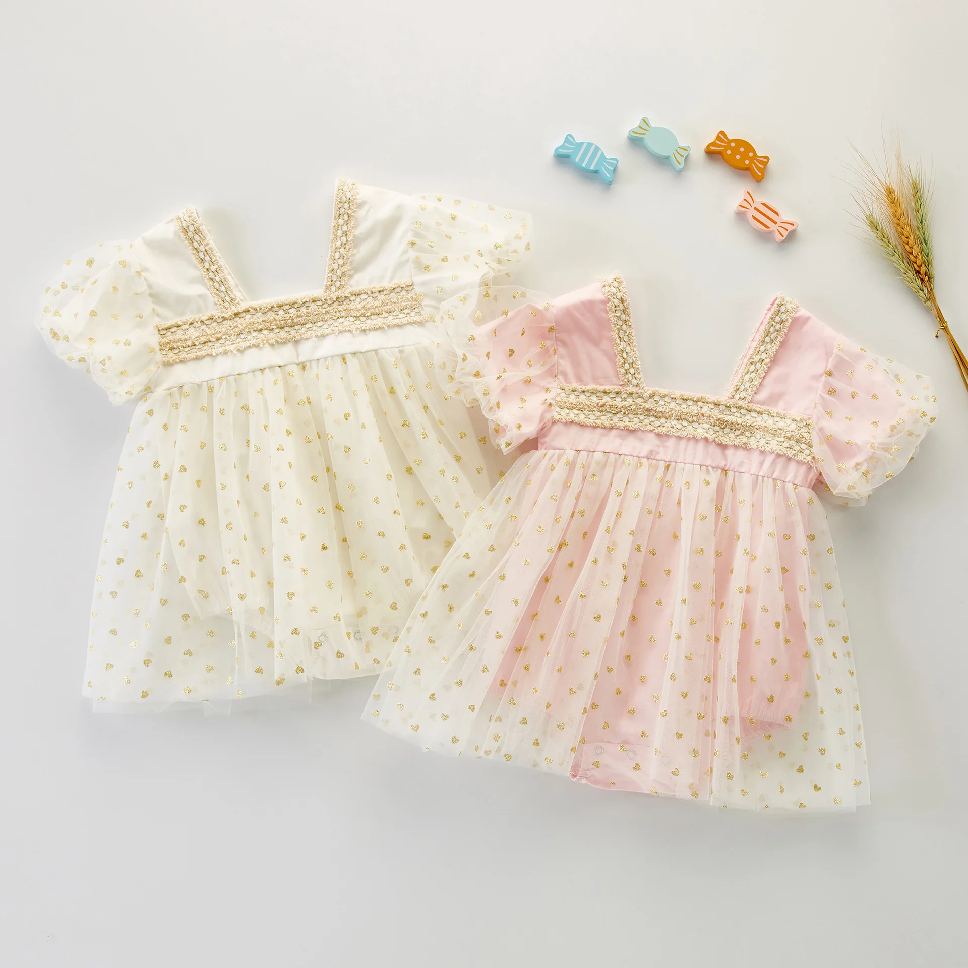 

Комбинезоны для маленьких девочек, летняя одежда для маленьких девочек, платье с коротким рукавом, летняя одежда для маленьких девочек