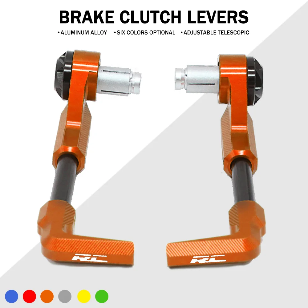 

2022 New Motorcycle Levers Guard Brake Clutch Handlebar Protector For RC 125 200 390 690 RC390 Handle Bar Motor CNC Aluminum