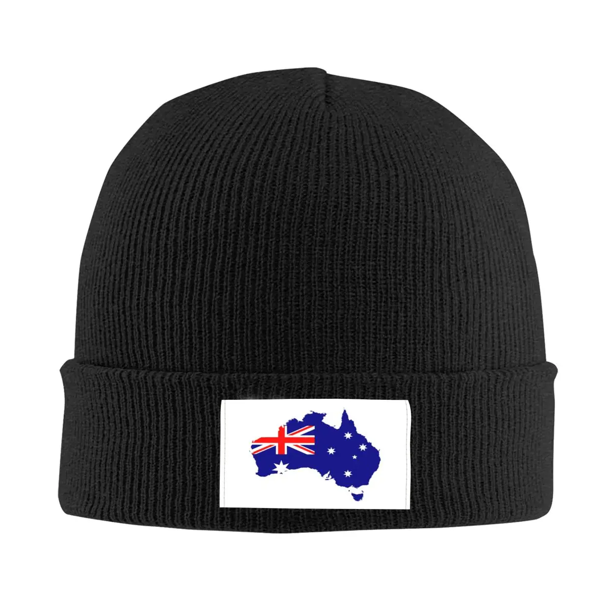 

Australia Flag Map Beanie Cap Unisex Winter Warm Bonnet Knitting Hat Outdoor Ski Australian Patriotic Skullies Beanies Caps