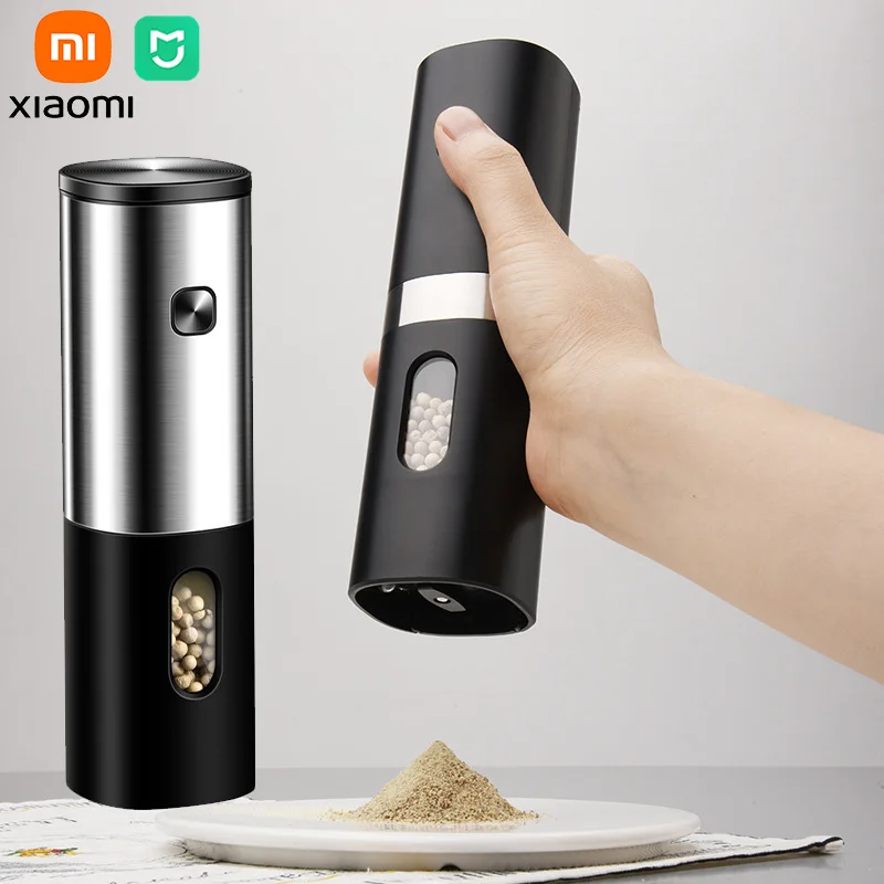 

Xiaomi Mijia Electric Automatic Salt and Pepper Grinder Adjustable Coarseness Spice Salt Pepper Grinder Tools with LED Light