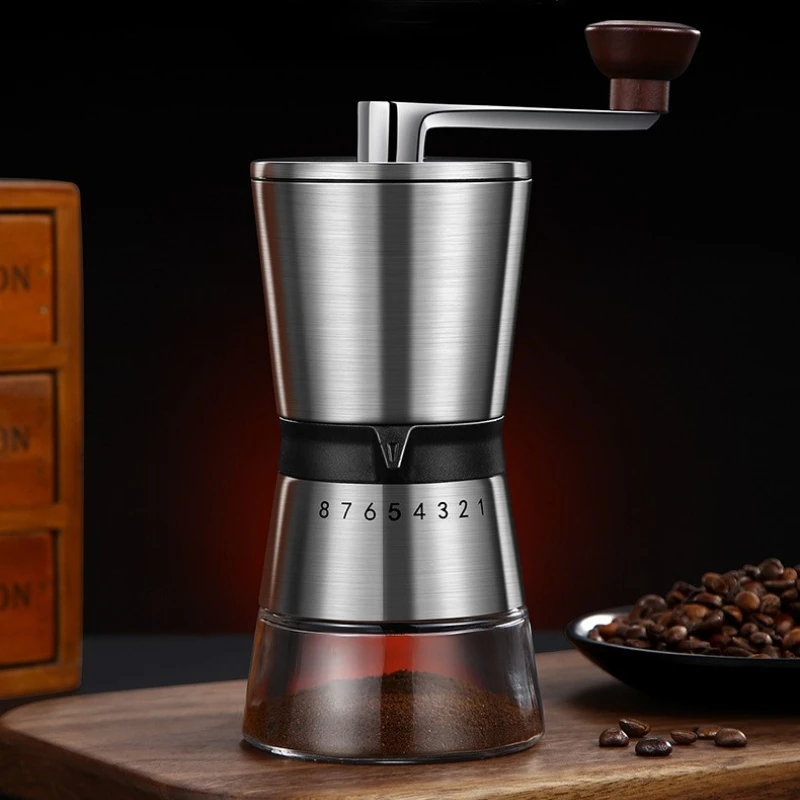 

Manual Stainless Coffee Grinder Removable Portable Machine Ceramic Grinding Core Thickness Grinder