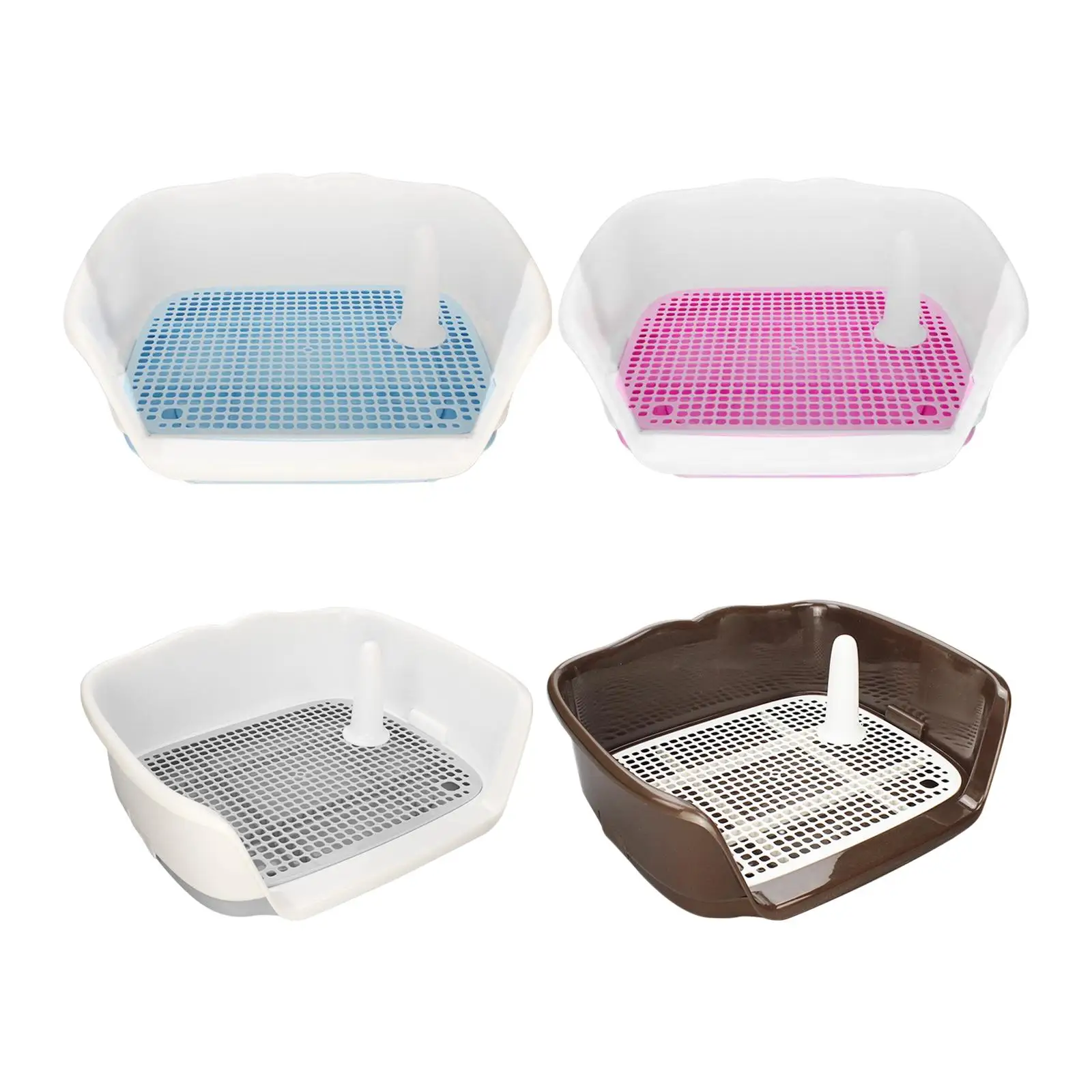 

Indoor Dog Potty Tray No Easy to Clean up Removable for Small and Medium Dogs Mesh Dog Toilet for Cats Animal Training