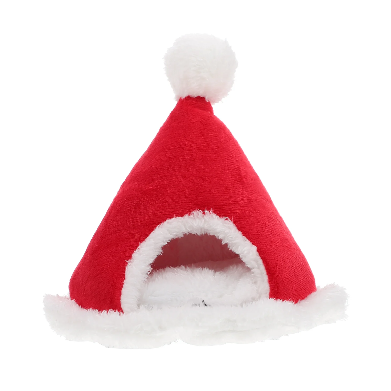 

Bed Hamster House Pet Guineanest Christmas Winter Rat Sleeping Warm Cat Cave Small Chinchilla Hideout Accessories Ferret