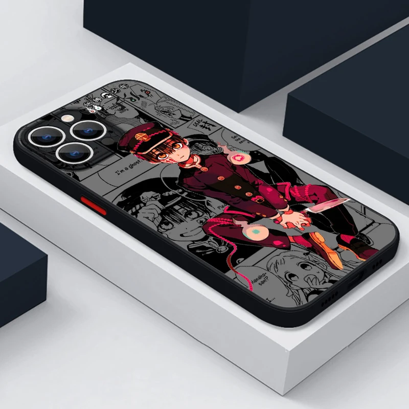Чехол Hanako Kun для телефона Apple iPhone 15 14 13 12 11 XS Mini Pro Max 8 XR X Матовый Прозрачный