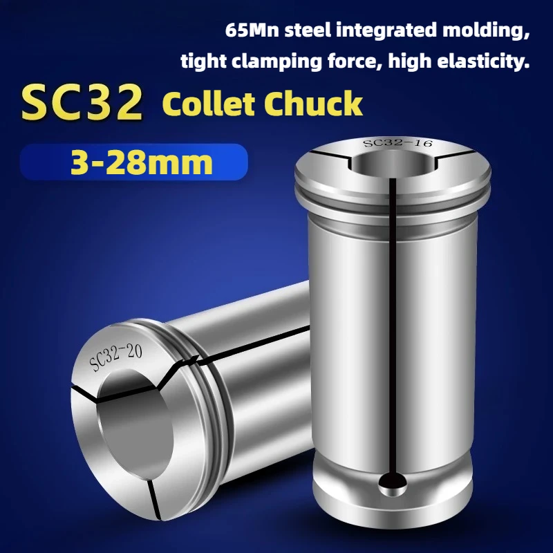 Фото Цанга C=SC C16 C22 C20 C25 C32 C42. Мощный патрон для инструмента. Мощная цанга для фрезерного станка. Цанга с высокой мощностью. Диапазон 3-32 мм. №5