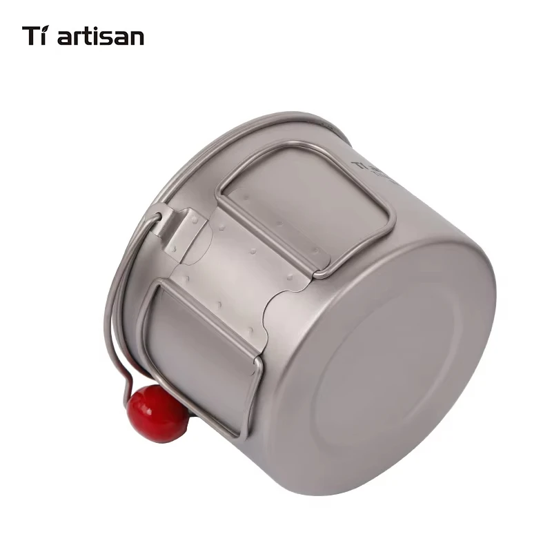 Tiartisan 900 Мл Титановая Складная Кружка Для Кемпинга