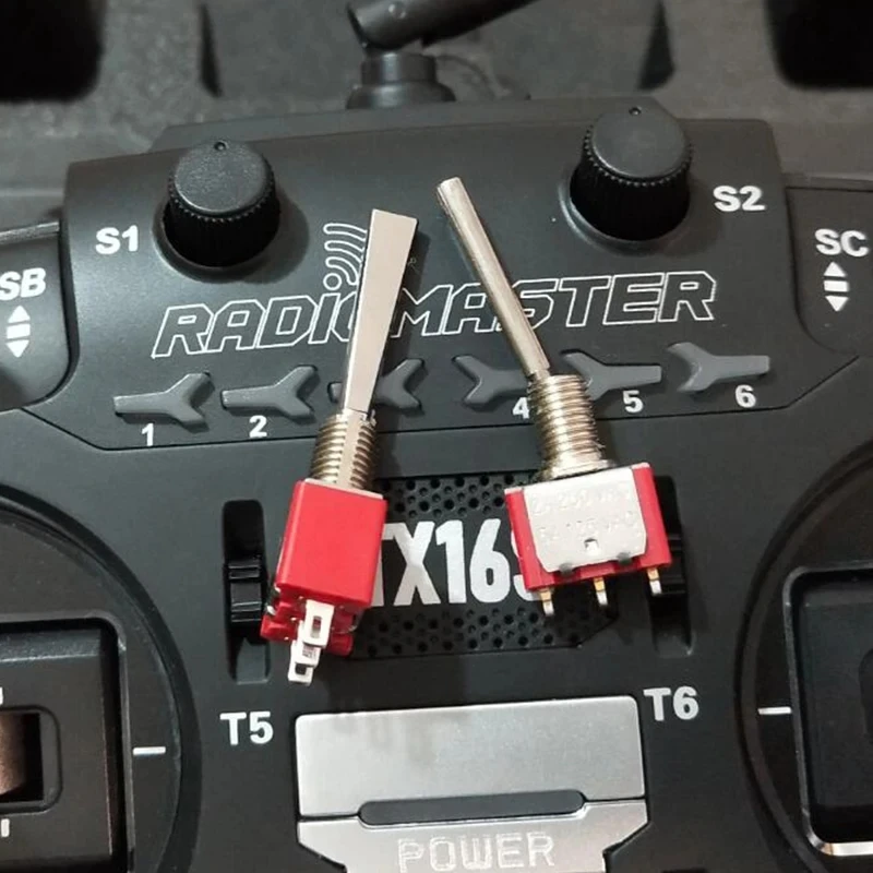 Металлический тумблер радиоуправляемого передатчика, 23 положения — Plug & Play для Radiomaster TX16STX18S, FrSky, FlySky, Futaba (OpenTX) (art.: 3920c65b59f71) - 3920c65b59f71