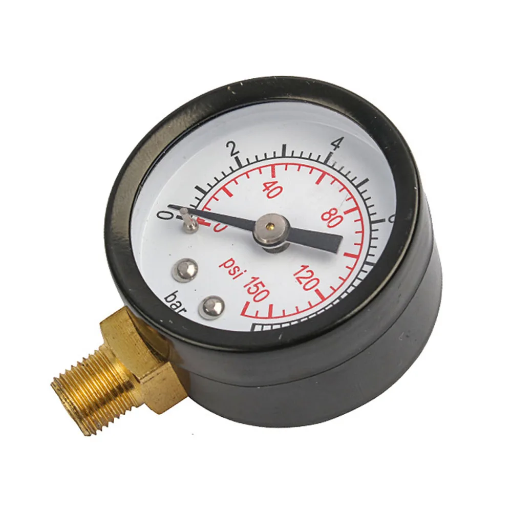 

Pressure Gauge Meter 1/8 Inch Threaded Interface Gas Pressure Meter for Air Pump Oil Water Separator Filter Pneumatic Tools