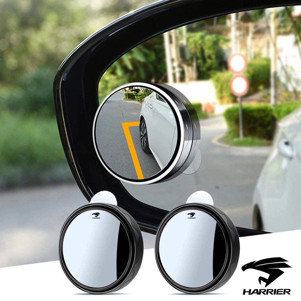 

Автомобильное зеркало на присоске, 2 шт., маленькое зеркало для слепых зон, аксессуары для Toyota harrier