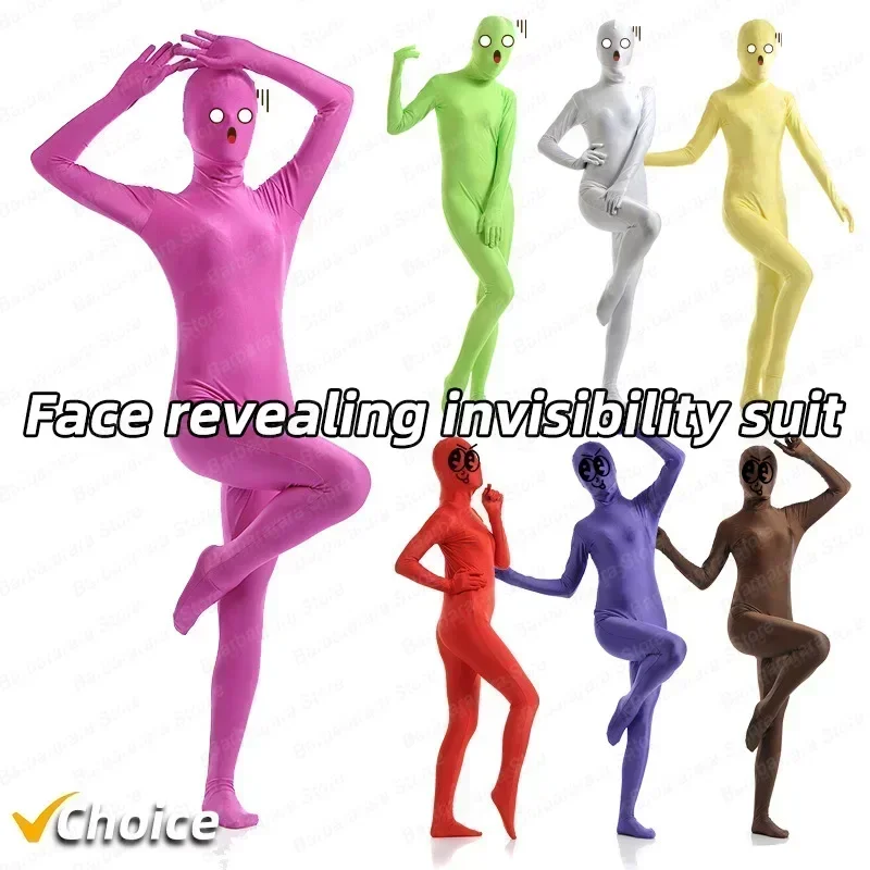 Костюм Zentai Для Всего Тела Мужчин И Женщин Облегающий Из Искусственной Кожи На