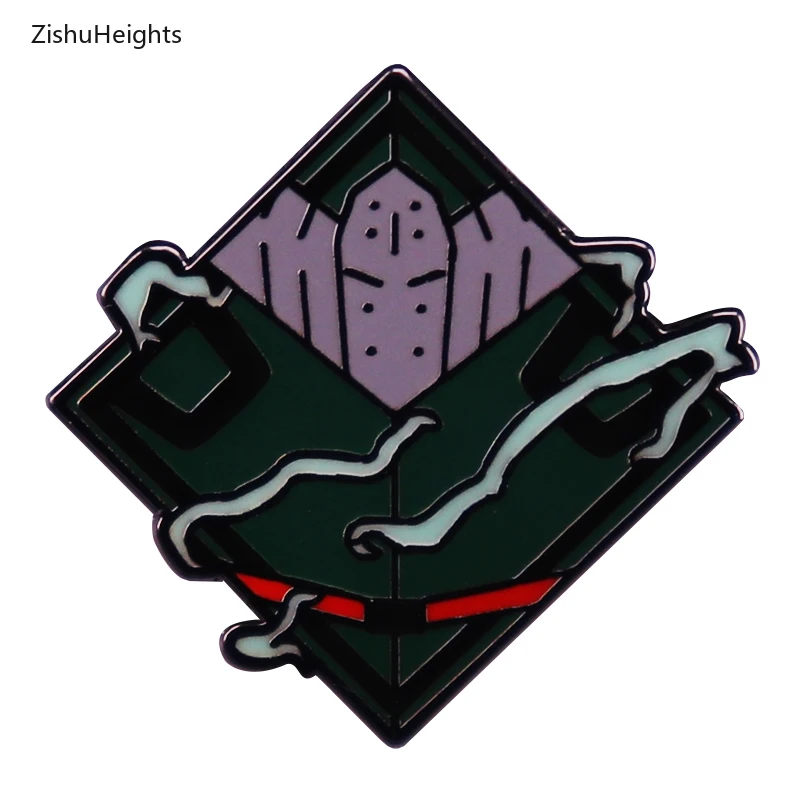 MHA Minimalist Deku Hard Enamel Pin Japanese Fashion Manga My Hero Academia Anime Brooches Badge