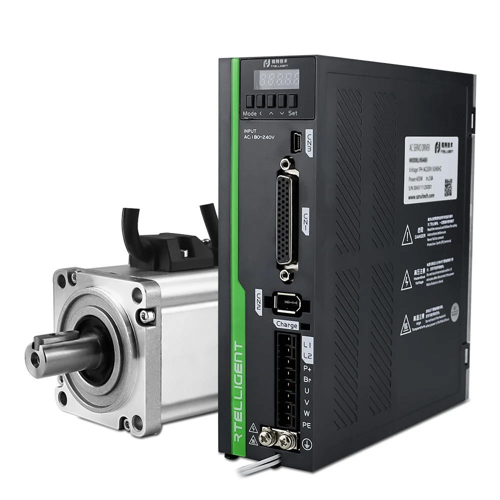 

400W 3000rpm -5000rpm AC Servo Motor and Driver Kit 220V