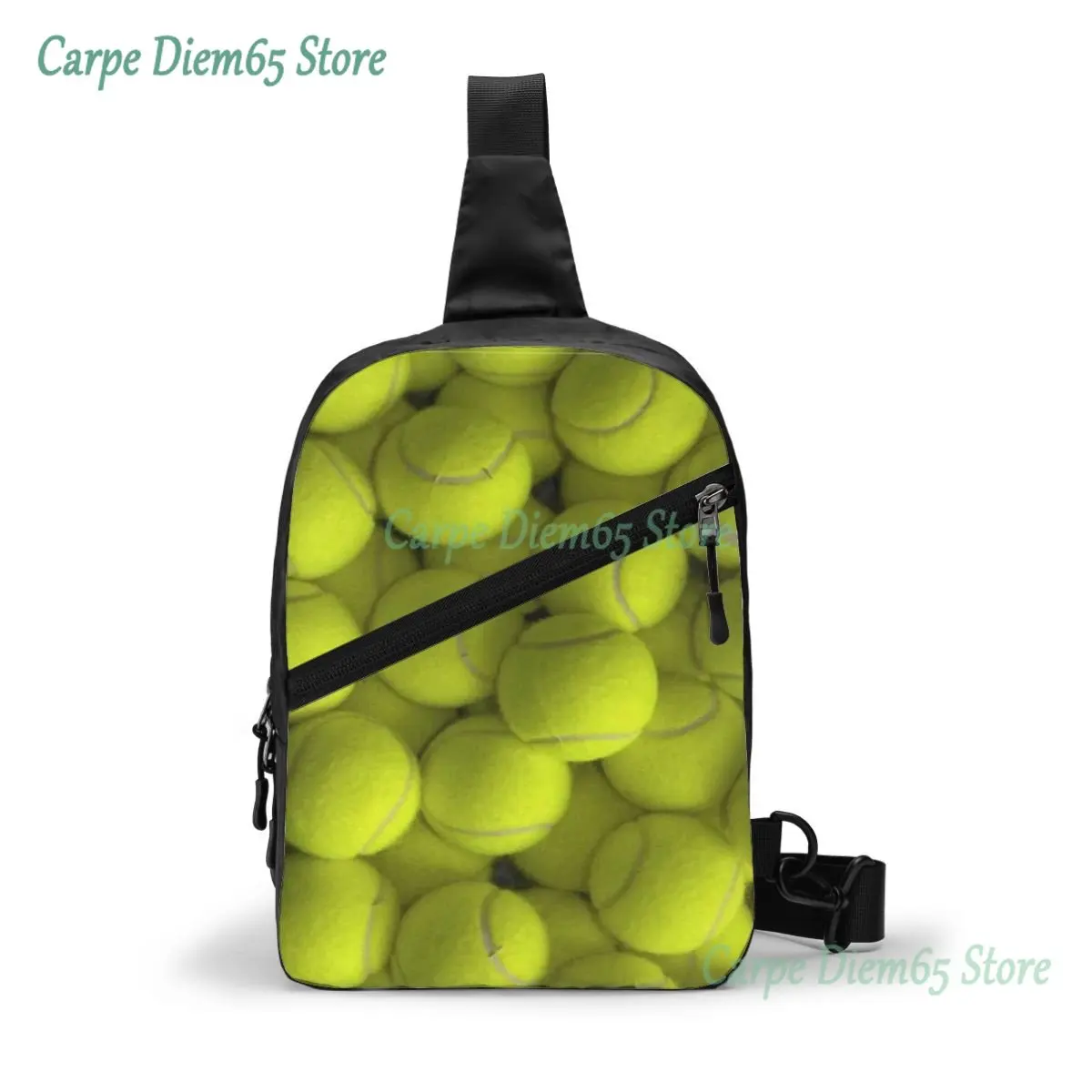 

Sling Backpack Bag Tennis Balls Chest Package Crossbody Bag For Cycling Travel Hiking