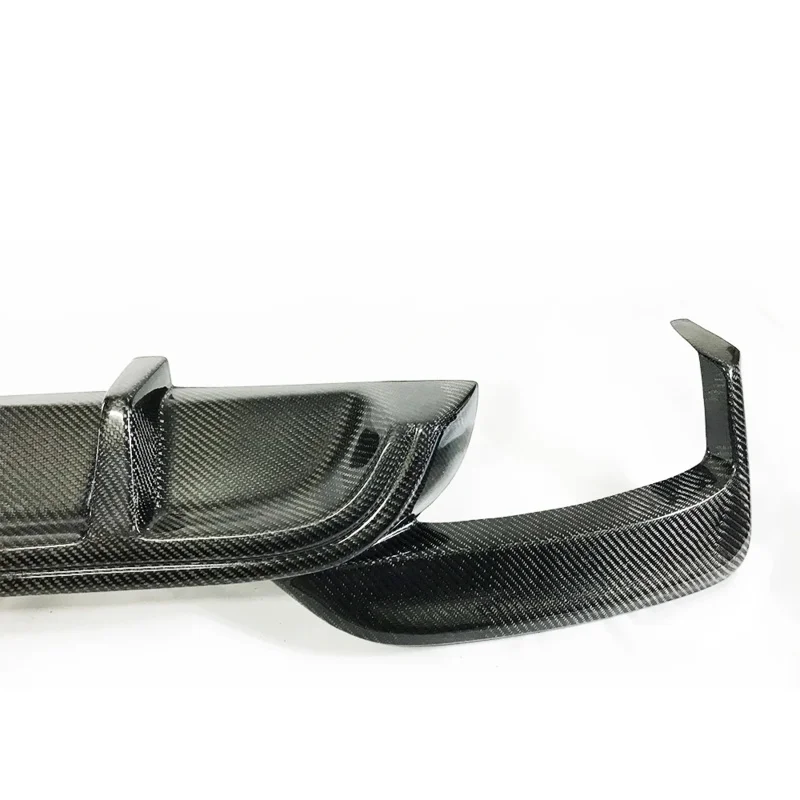 Фото Подходит для BMW F06 F12 F13 640 650 M Sports и M6 12-18 AK, задний диффузор из углеродного волокна, сплиттер №3