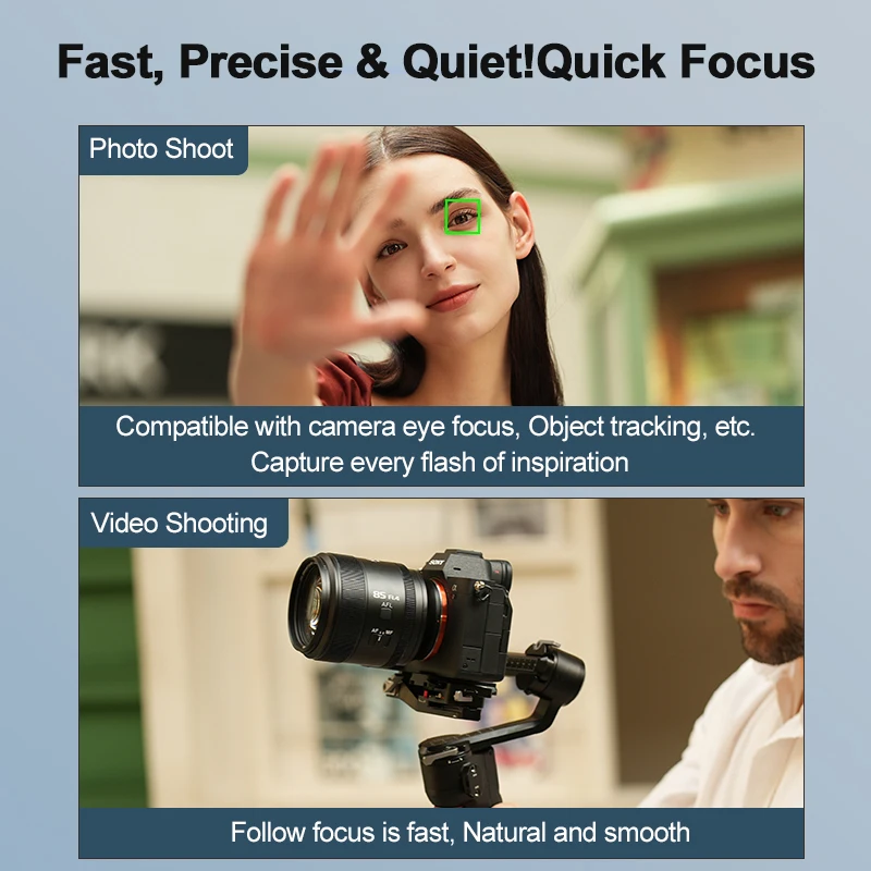 Полнокадровый объектив SIRUI 85 мм F1.4 с автофокусом AF Prime для Sony E FE Nikon Z Fuji Fujifilm X A7RIV A7MV