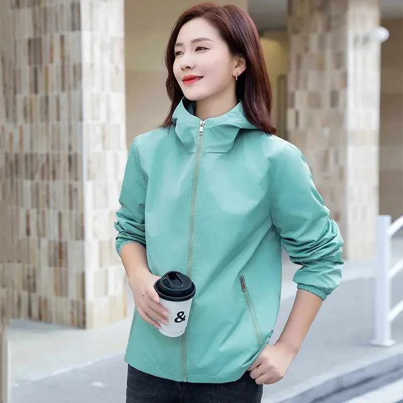 Новый модный женский тонкий плащ весенне-осеннее ветрозащитное пальто с