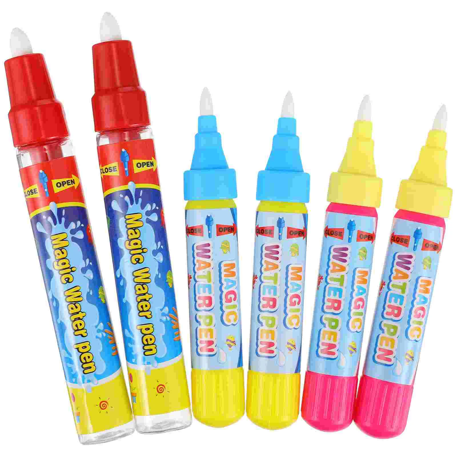 

6 шт. акваручки, акваручки для граффити, сменные маркеры для рисования на воде, ручки для малышей, детей