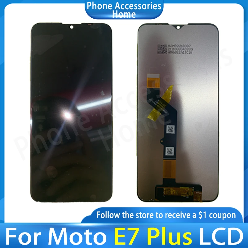 

ЖК-дисплей с рамкой и дигитайзером сенсорного экрана в сборе для Motorola Moto E7 Plus lcd XT2081-1