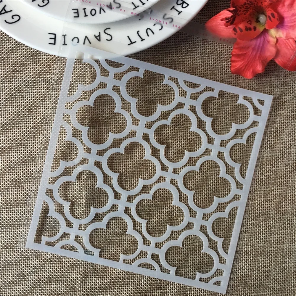 

Трафареты TIAMECH с изображением клевера 15х15 см