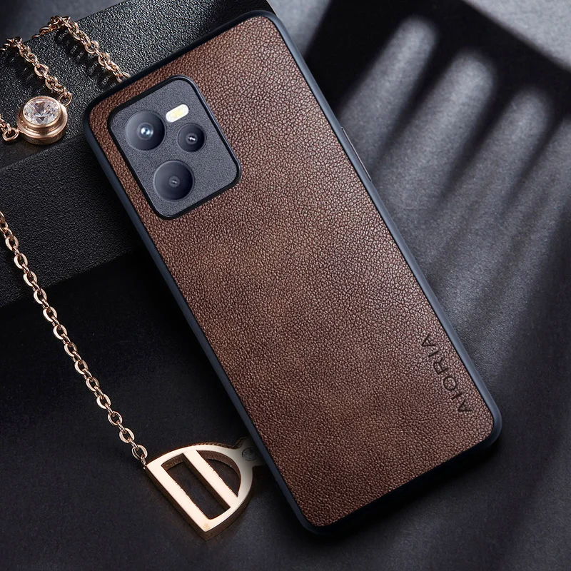 

Женский чехол для Oppo Realme C35 C31, чехол в ретро-стиле из искусственной кожи, мягкий чехол и жесткий чехол для телефона из поликарбоната для realme c35