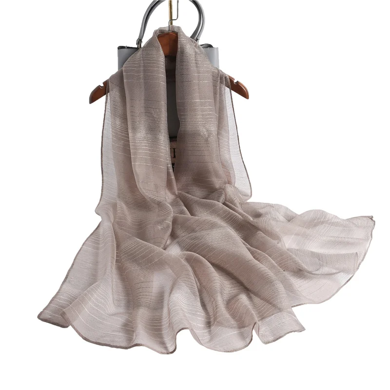 2022 Новые летние пляжные палантины шелковый шарф для женщин роскошный принт