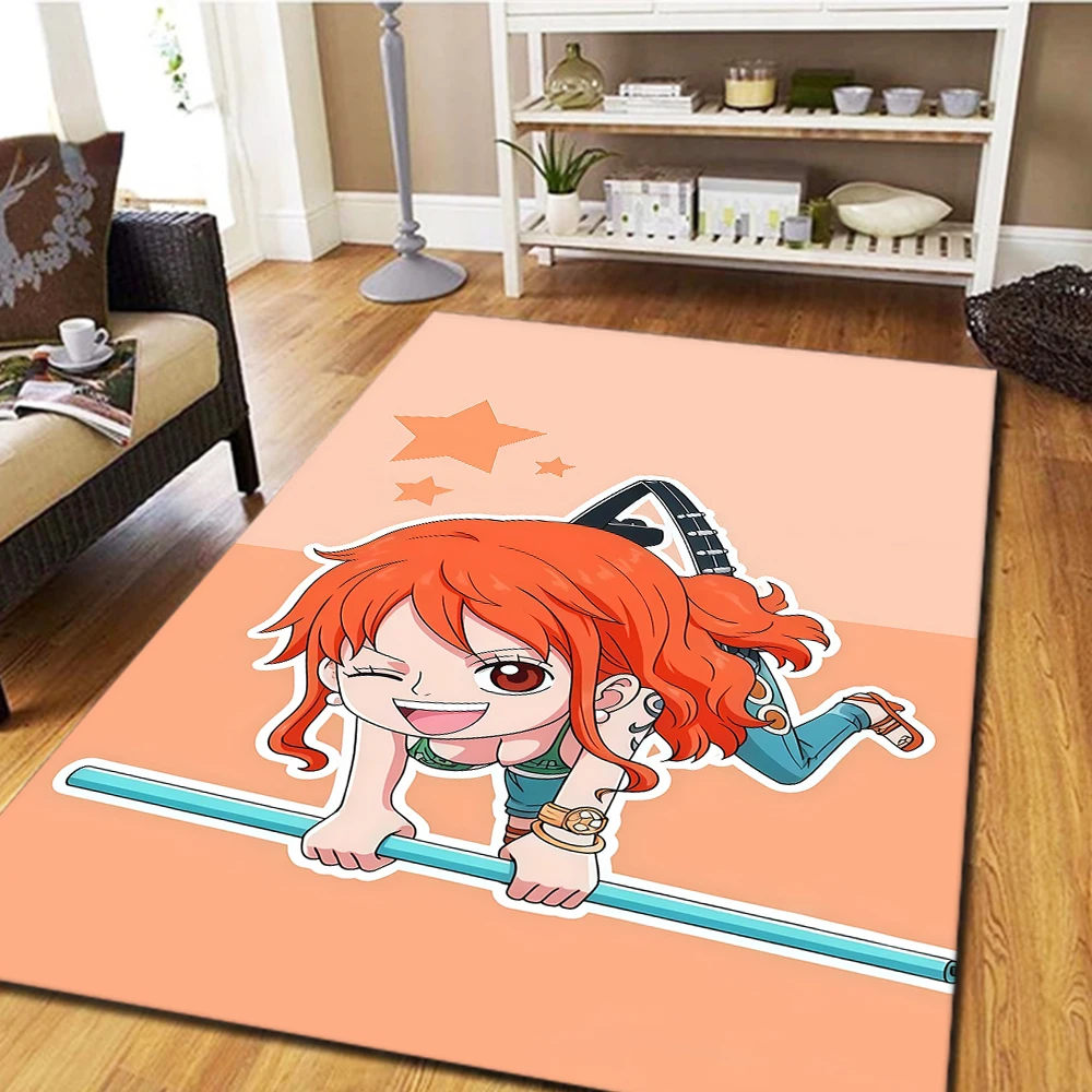 Фото Ковер One Piece Nami для гостиной, спальни, домашнего декора, крутой киноковер и игровой коврик для пола -HE119 №3
