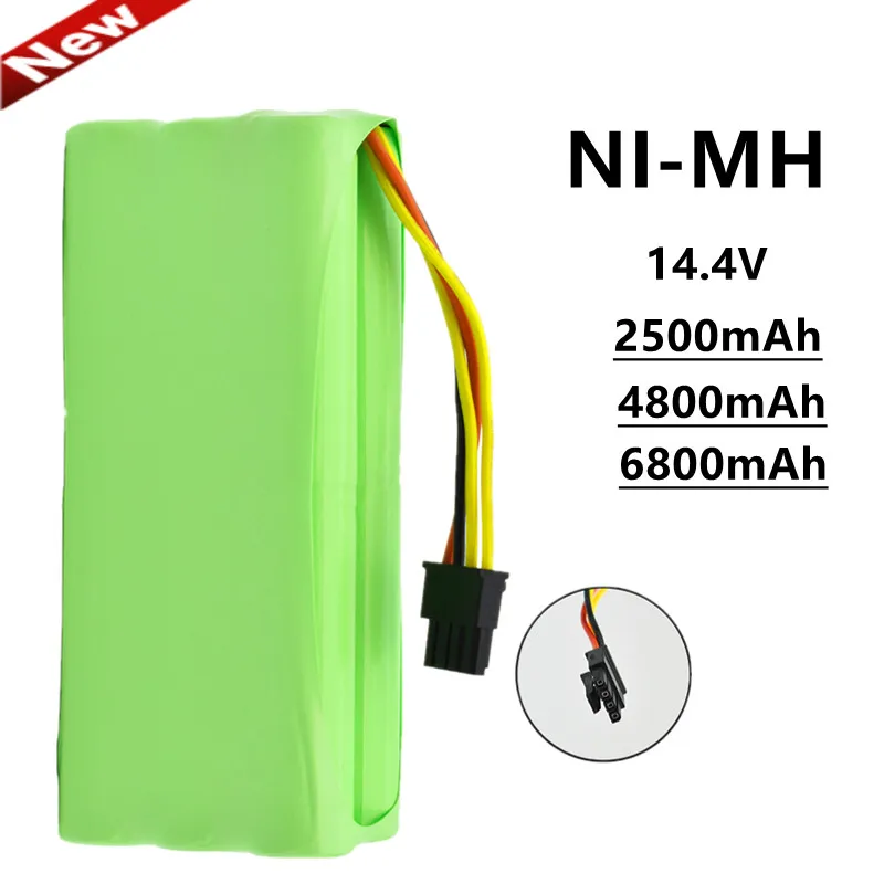 Echt 14.4V 2500Mah Ni-Mh Batterij Voor Ecovacs Deebot Deepoo X600 ZN605 ZN606 ZN609 Midea Redmond Stofzuiger