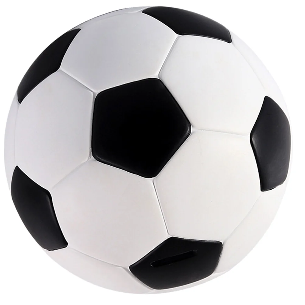 

Kid Soccer Ball Saving Bank Boys Football Coin Decorate Kids Vinyl Big Piggy Adults Money Child