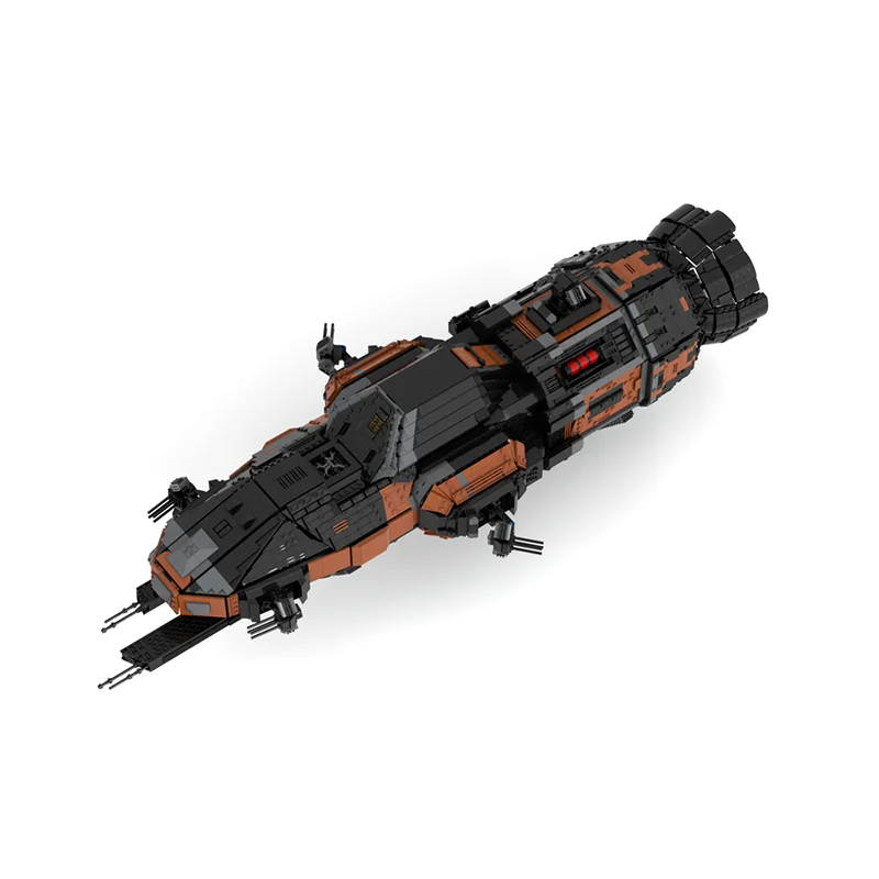 Фото 5112 деталей MOC Space MCRN Tachi Rocinante - легкий фрегат класса Corvette ECF-270 MCRN Tachi, модель из строительных блоков, подарок на Рождество №2