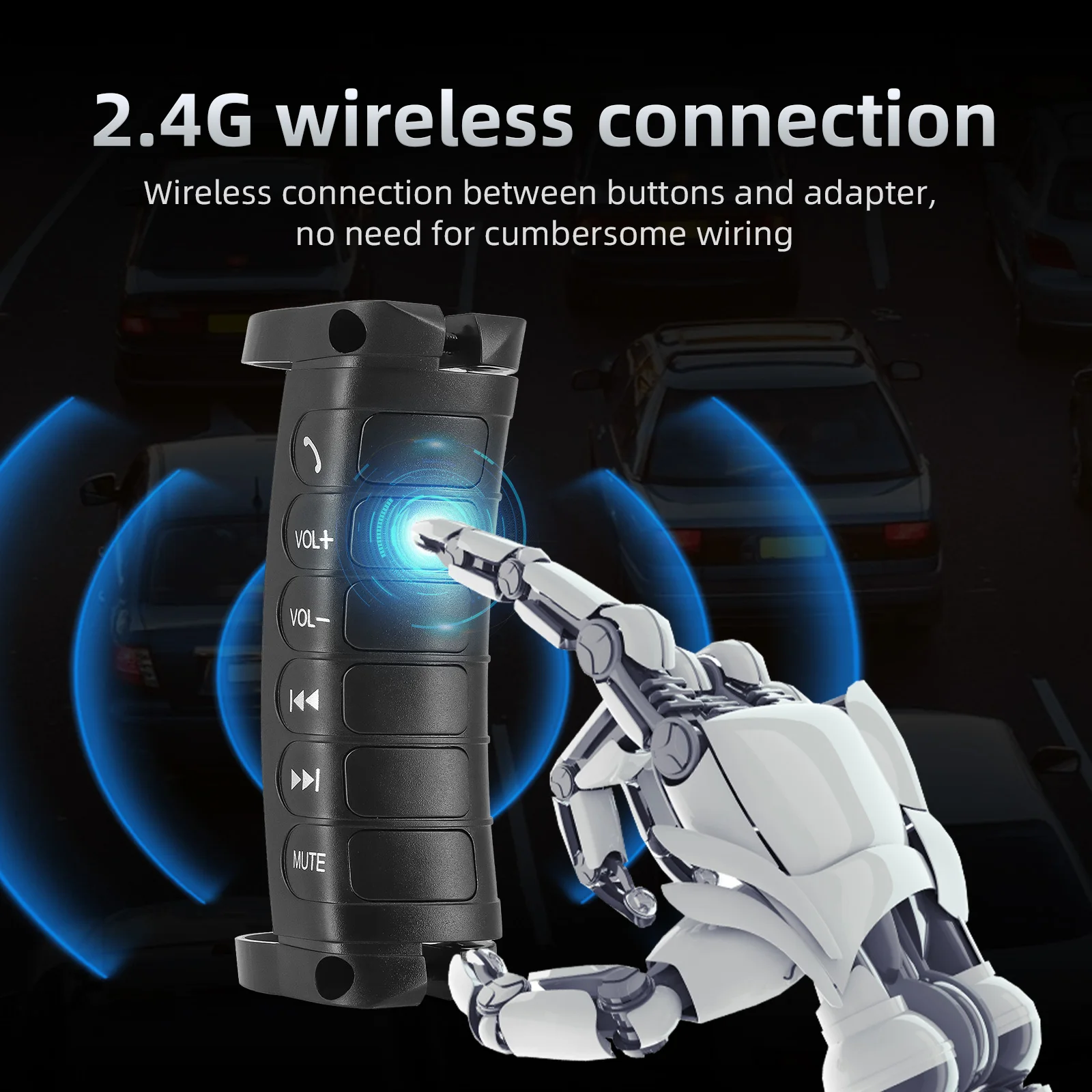 SS Многофункциональный беспроводной автомобильный руль пульт дистанционного