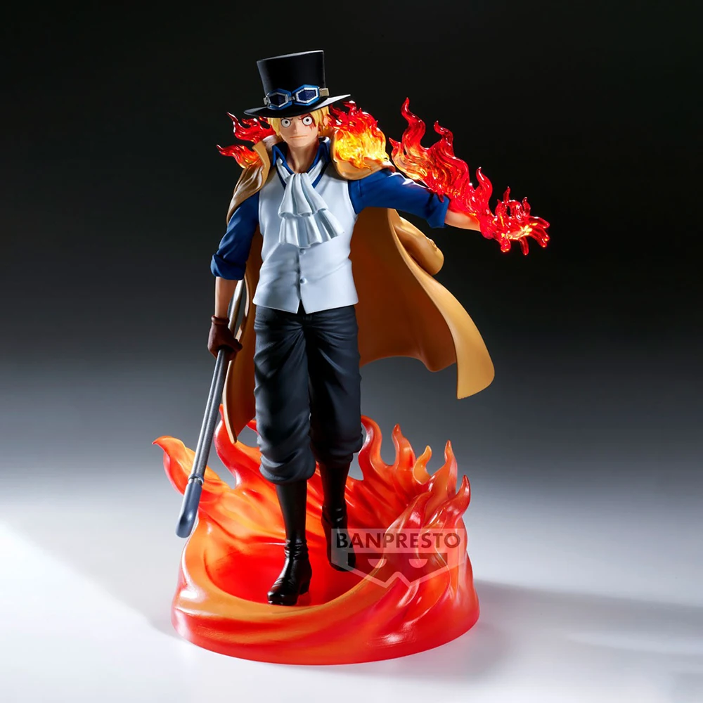 Фото Оригинал в наличии Bandai Spirits Banpresto One Piece - Sabo One Piece The Shukko Logia Аниме Фигурка Фигурка Гаражный комплект №5
