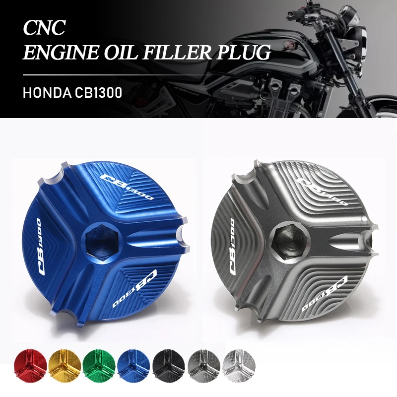 

Motorcycle Accessories Engine Oil Drain Plug Sump Nut Cup Cover Filler Cap for HONDA CB1300