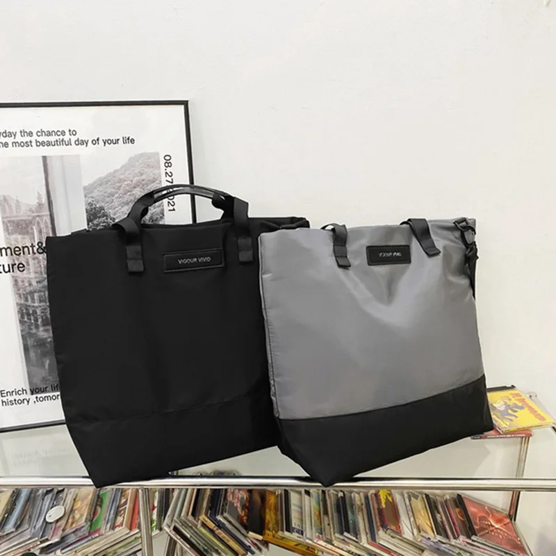 Unisex Outdoor Travelling Bags Nylon Shoulder Waterproof Daily Travel Duffel Handbag Casual Fitness Large Weekend Luggage XM7