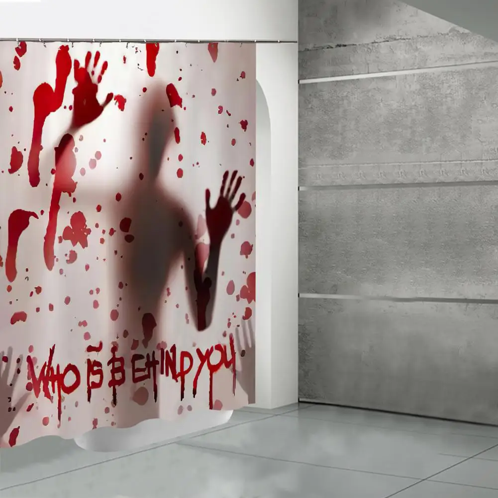 

Прочная занавеска для душа из полиэстера для Хэллоуина, домашний декор вечерние Съемная занавеска для ванной, моющаяся, для подарка