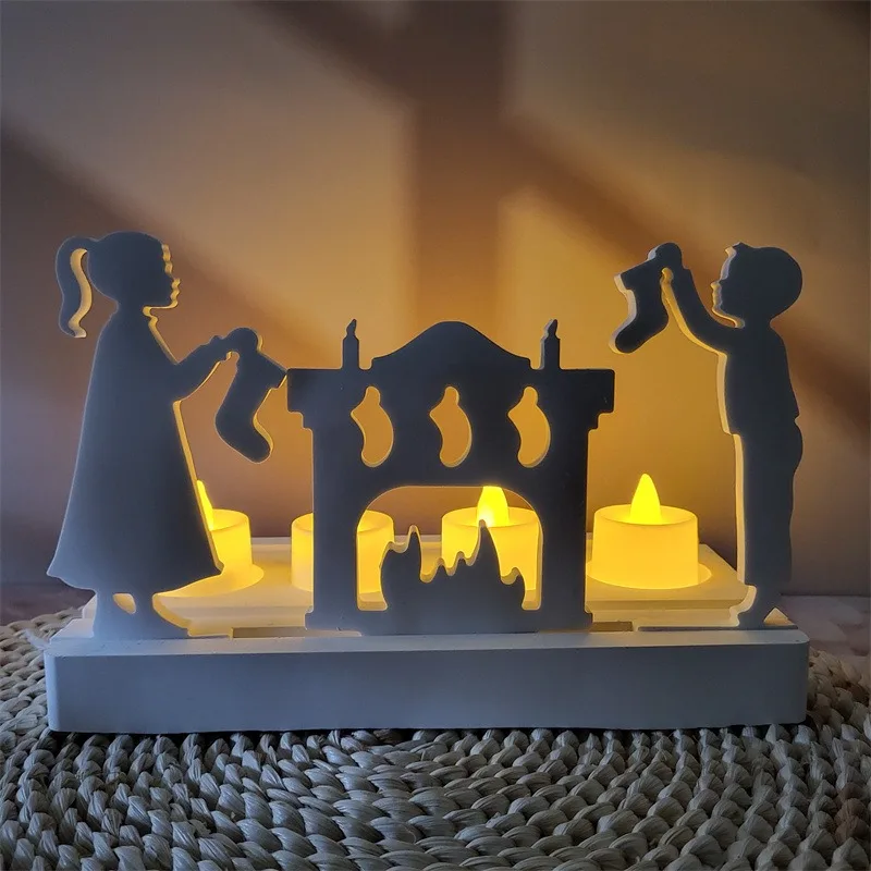 Рождественский набор для маленьких мальчиков и девочек каминная вставка