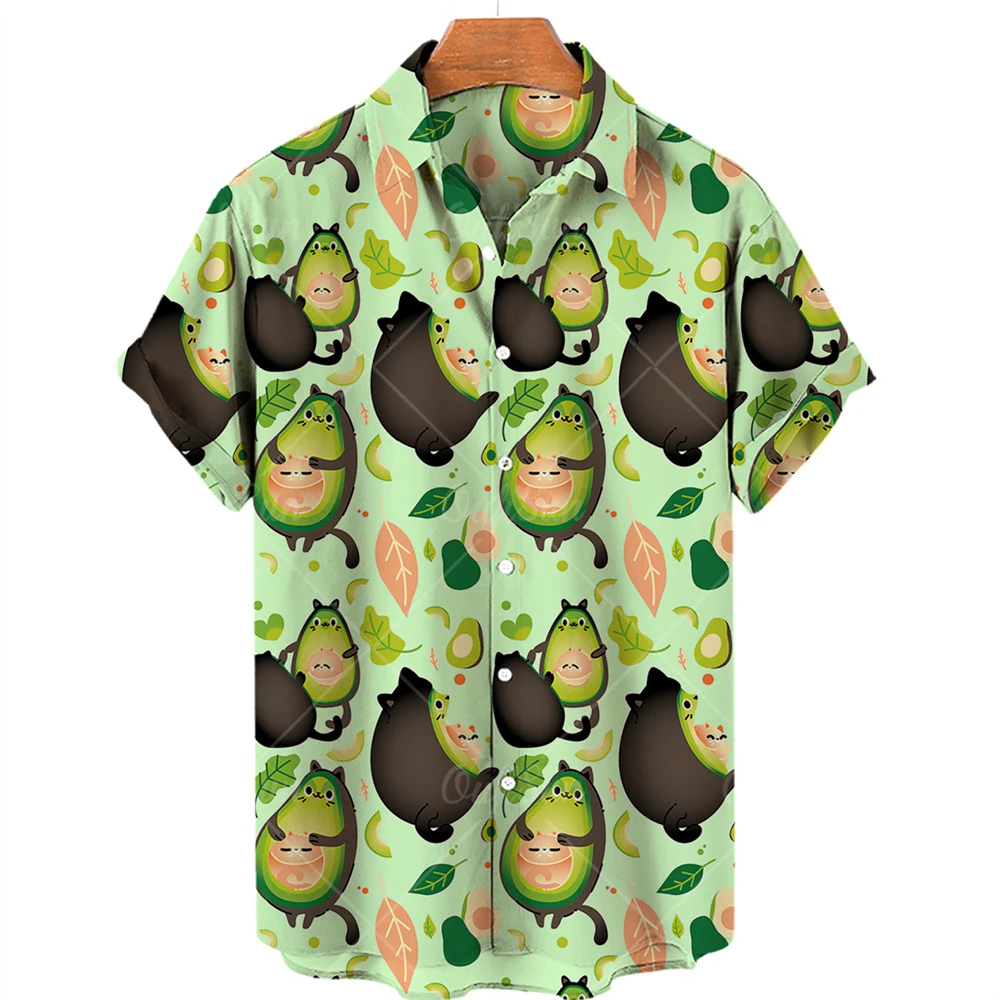 Гавайская рубашка для мужчин и женщин модная повседневная свободная льняная